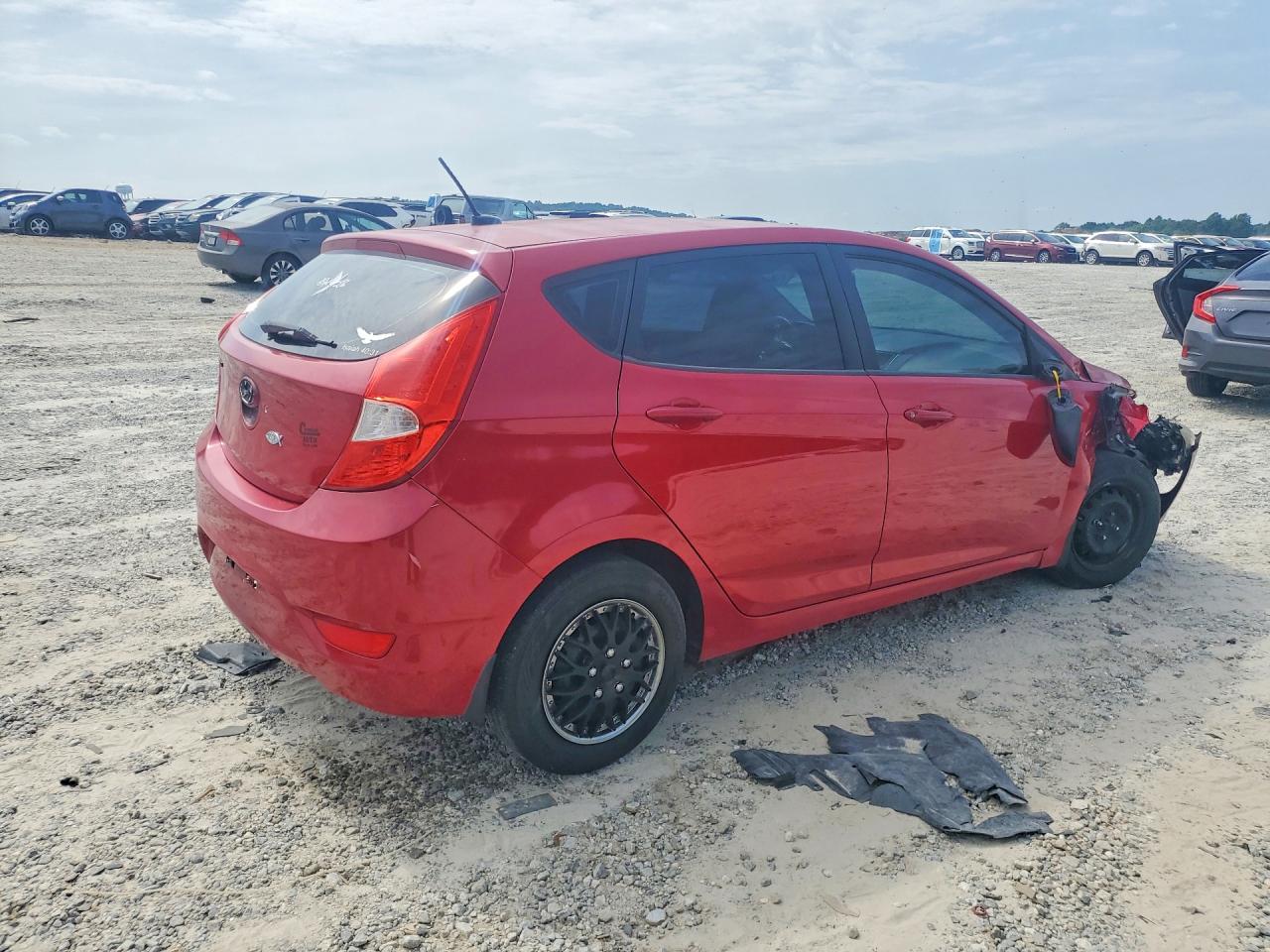 2012 Hyundai Accent Gls Red vin: KMHCT5AE2CU045526