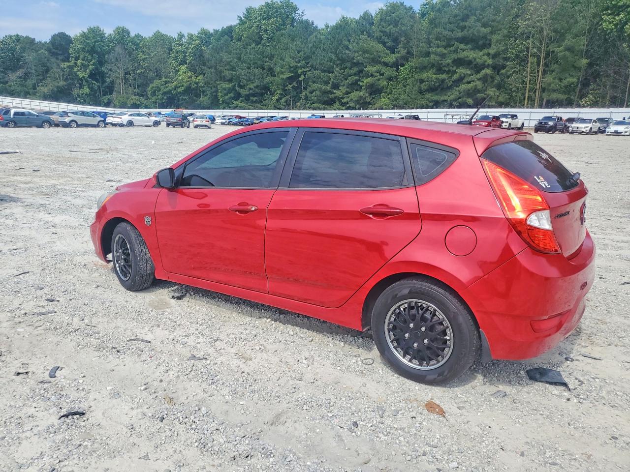 2012 Hyundai Accent Gls Red vin: KMHCT5AE2CU045526