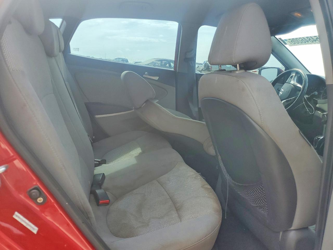 2012 Hyundai Accent Gls Red vin: KMHCT5AE2CU045526