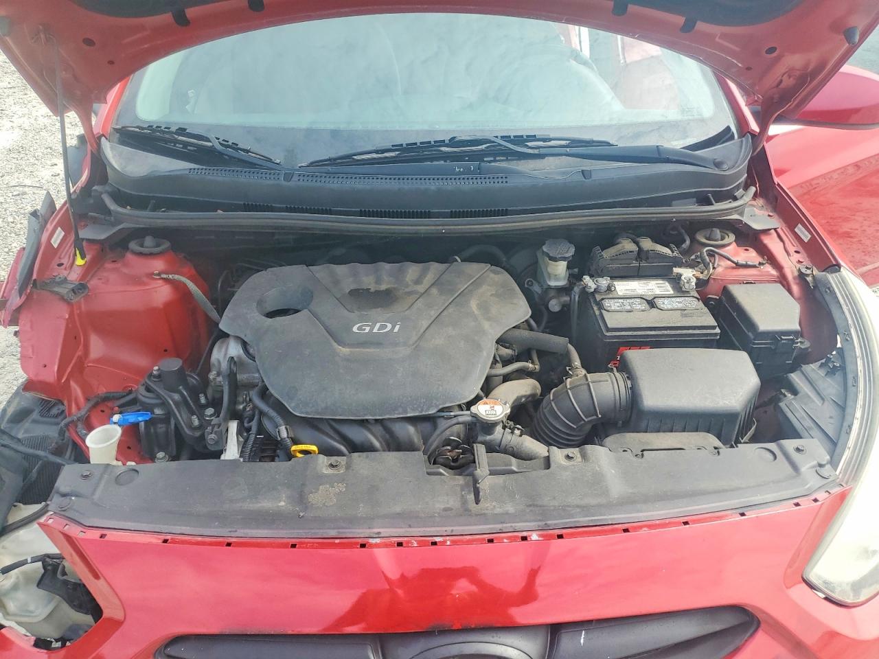 2012 Hyundai Accent Gls Red vin: KMHCT5AE2CU045526