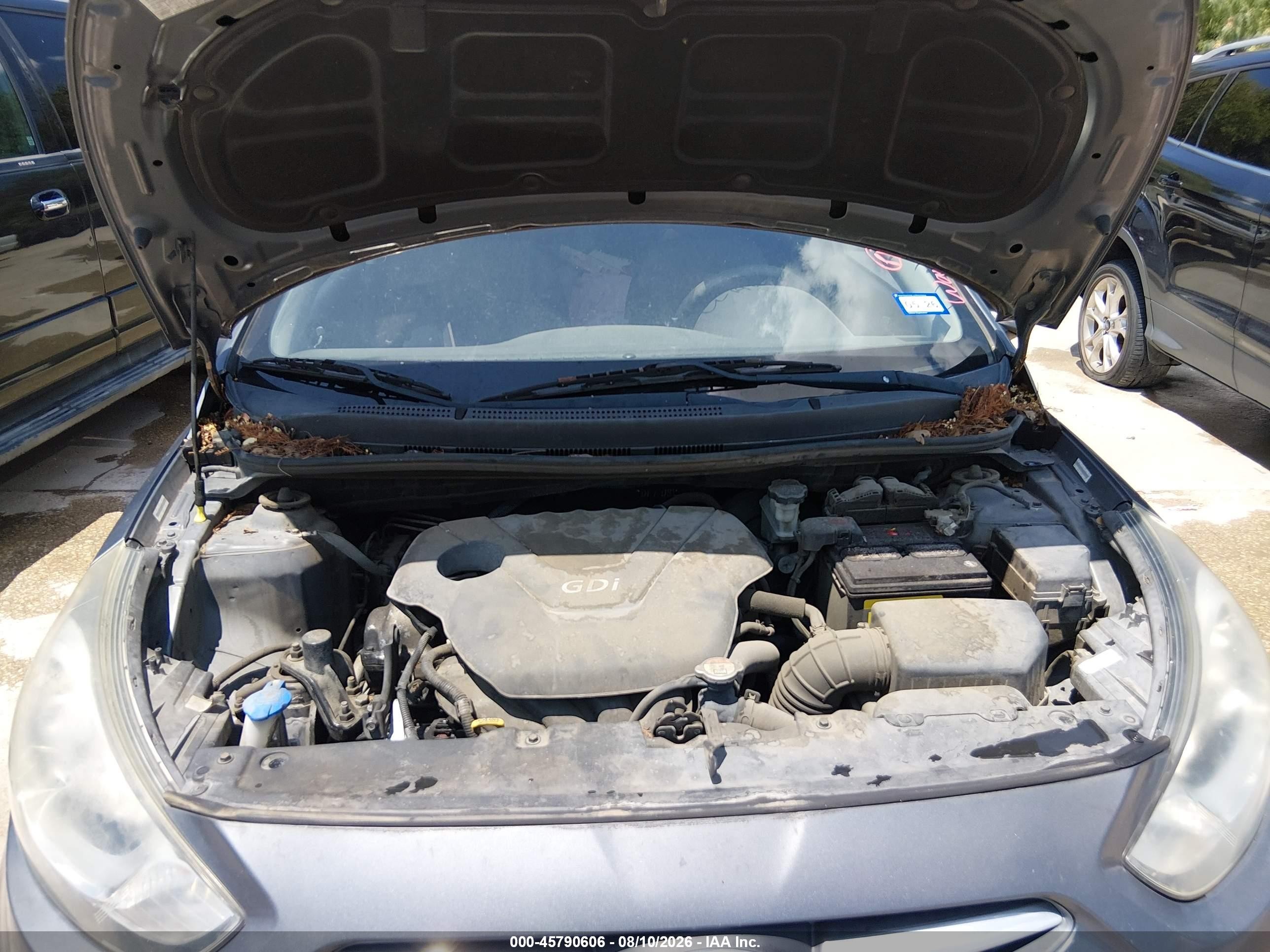 2012 Hyundai Accent Gs Gray vin: KMHCT5AE2CU059040