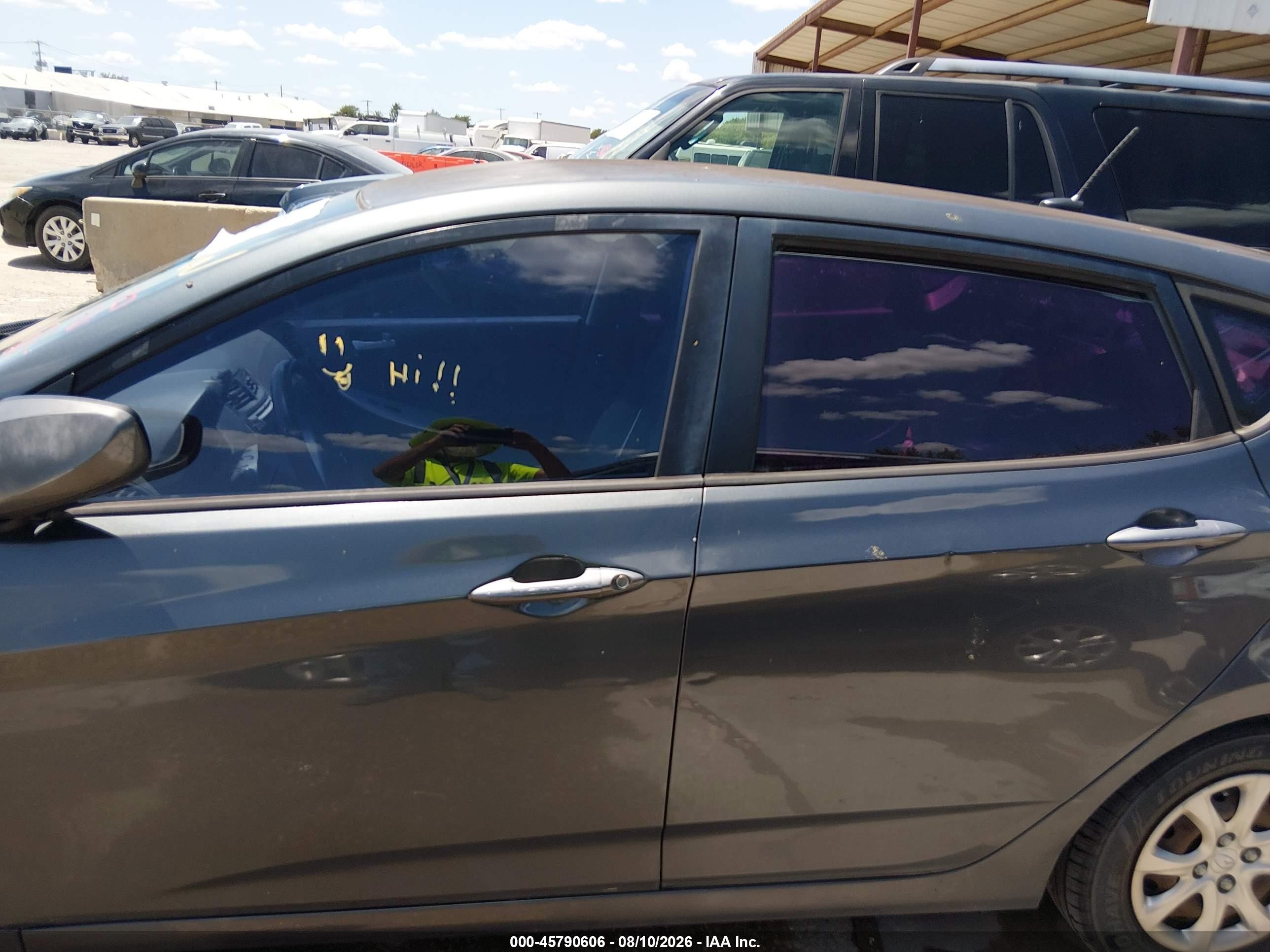2012 Hyundai Accent Gs Gray vin: KMHCT5AE2CU059040