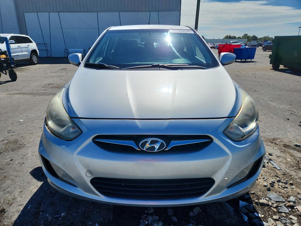2013 Hyundai Accent Gs Серебряный vin: KMHCT5AE2DU076535