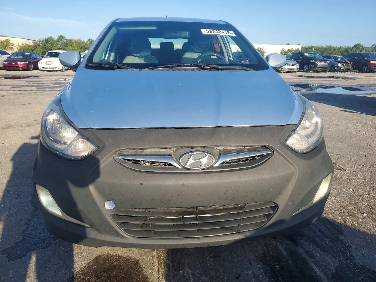 2013 Hyundai Accent Gs Blue vin: KMHCT5AE2DU106777