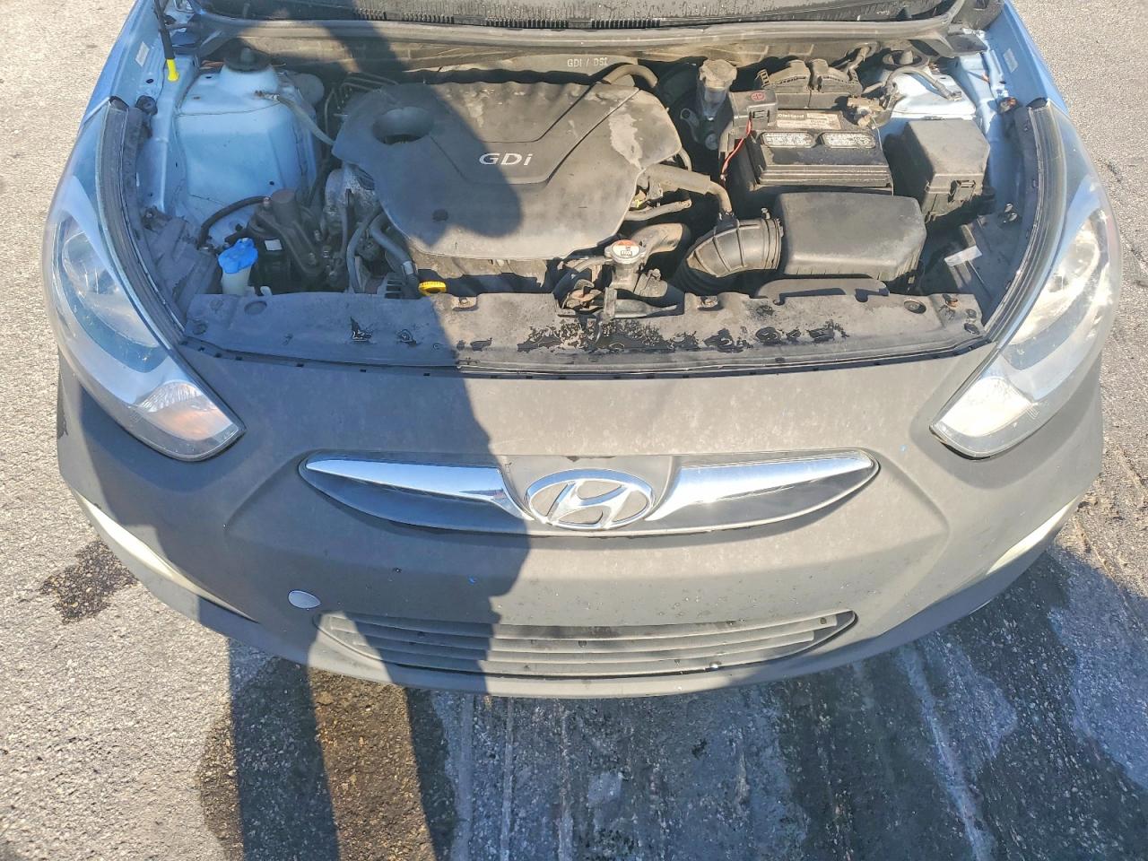 2013 Hyundai Accent Gs Blue vin: KMHCT5AE2DU106777