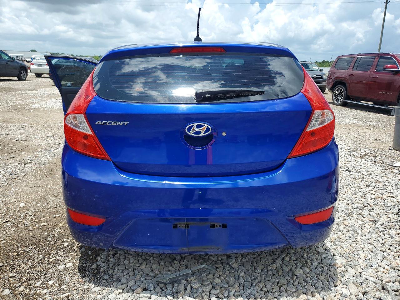 2013 Hyundai Accent Gs Blue vin: KMHCT5AE2DU118878