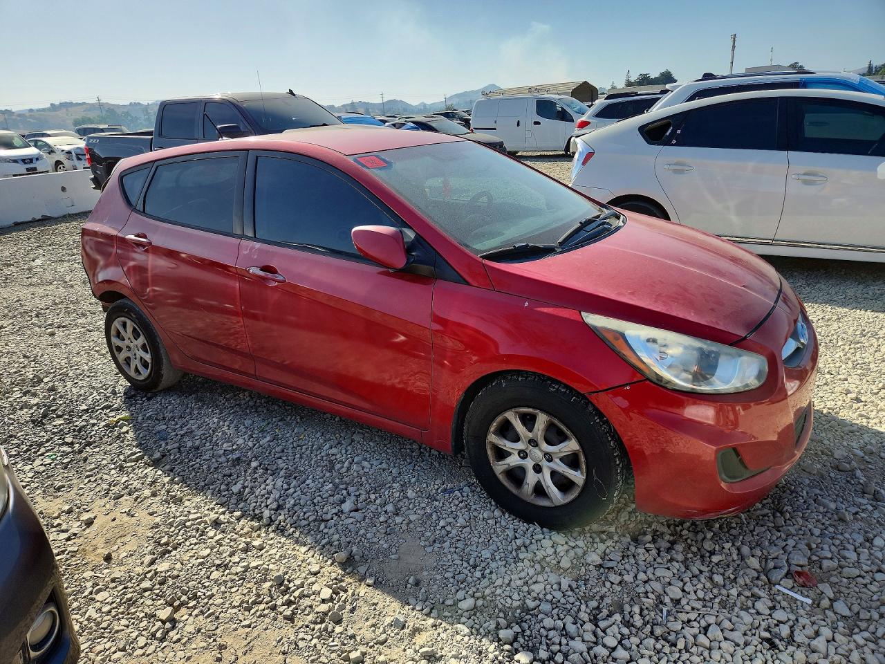 2014 Hyundai Accent Gs Red vin: KMHCT5AE2EU148898