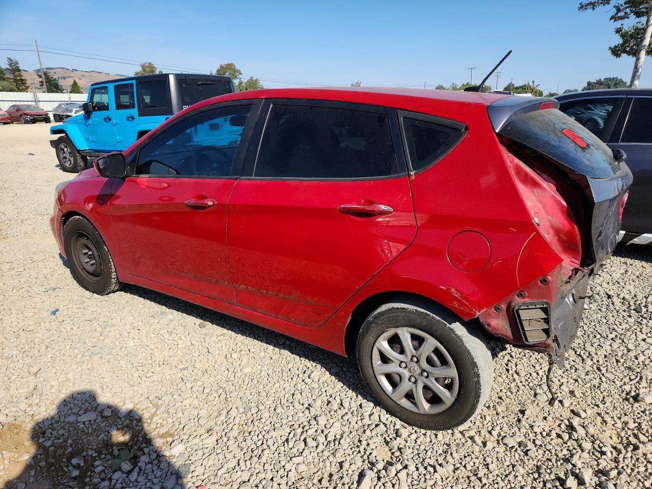 2014 Hyundai Accent Gs Red vin: KMHCT5AE2EU148898