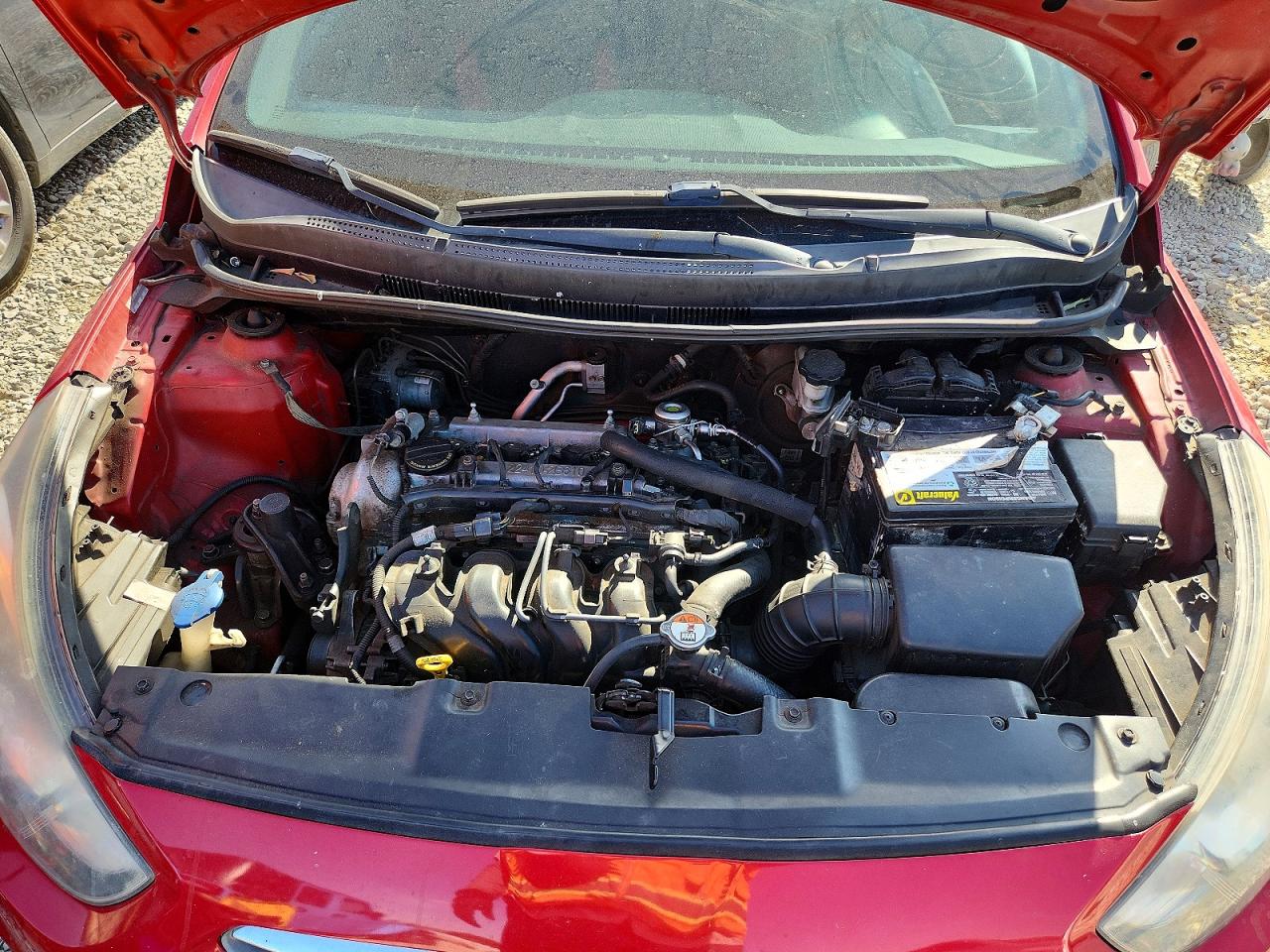 2014 Hyundai Accent Gs Red vin: KMHCT5AE2EU148898