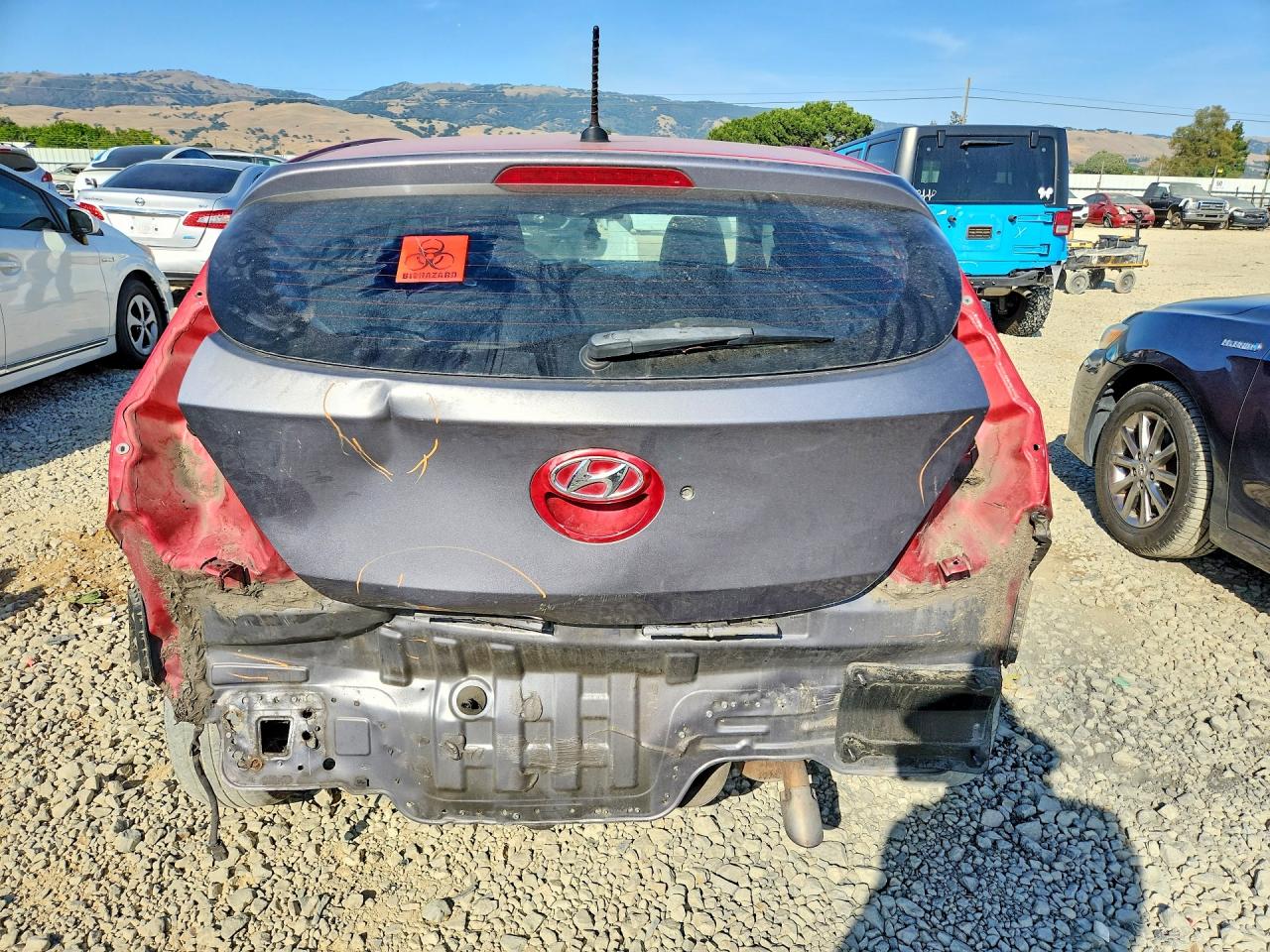 2014 Hyundai Accent Gs Red vin: KMHCT5AE2EU148898