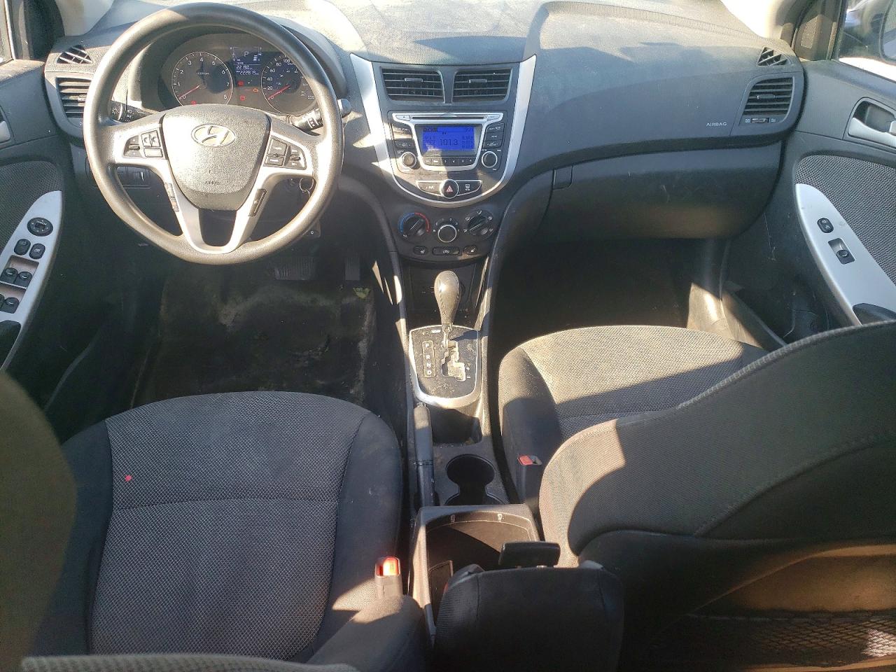 2014 Hyundai Accent Gls Gray vin: KMHCT5AE2EU176989