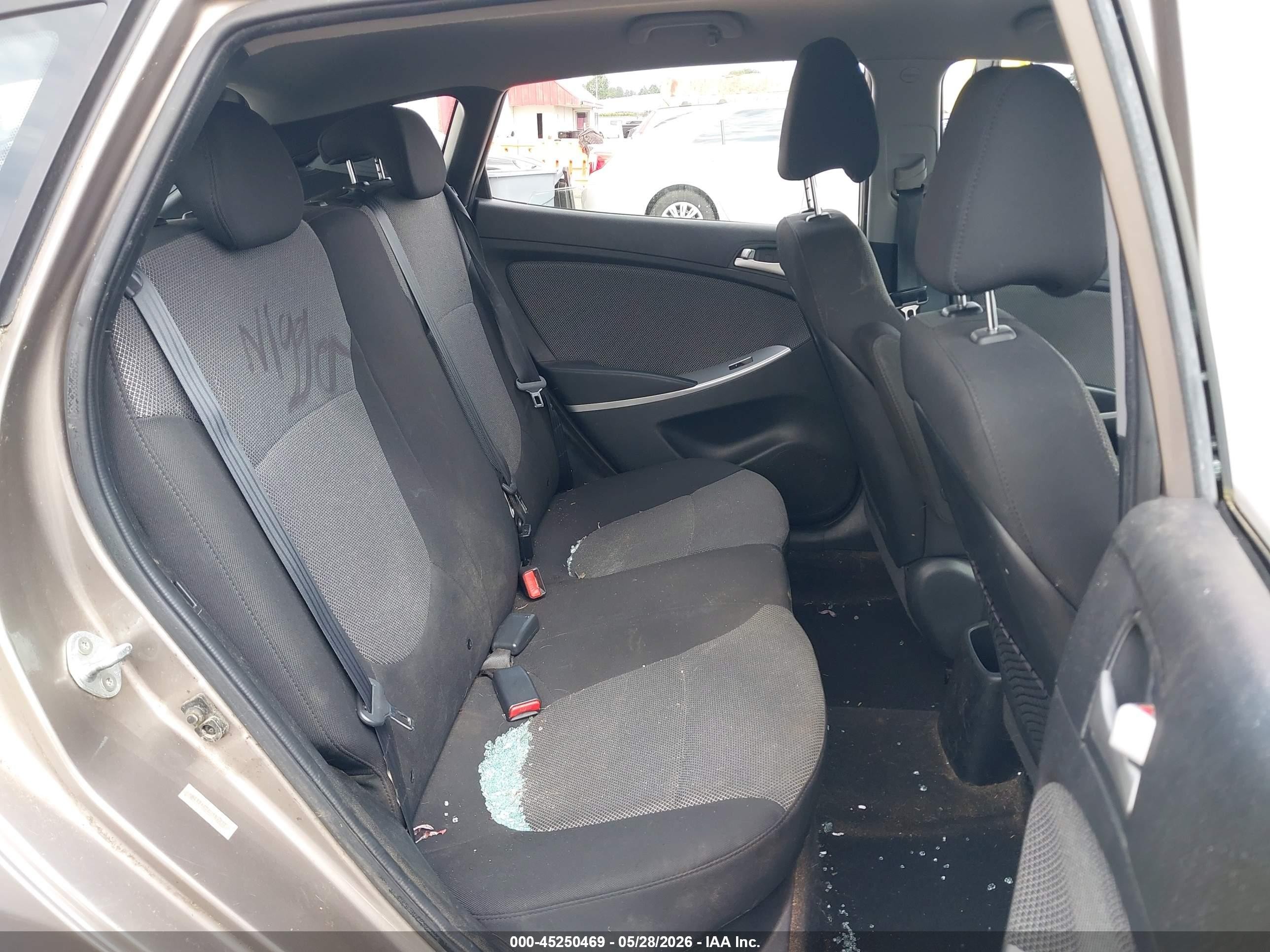 2014 Hyundai Accent Gs Gray vin: KMHCT5AE2EU189872