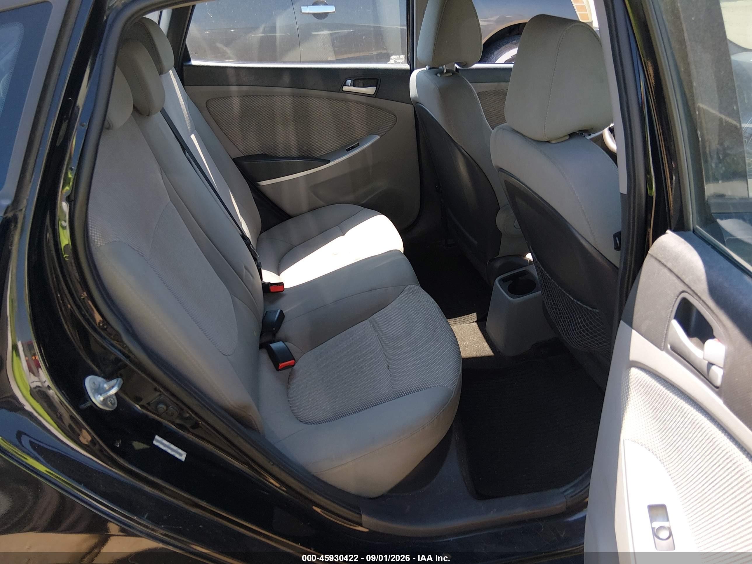 2014 Hyundai Accent Gs Black vin: KMHCT5AE2EU193811
