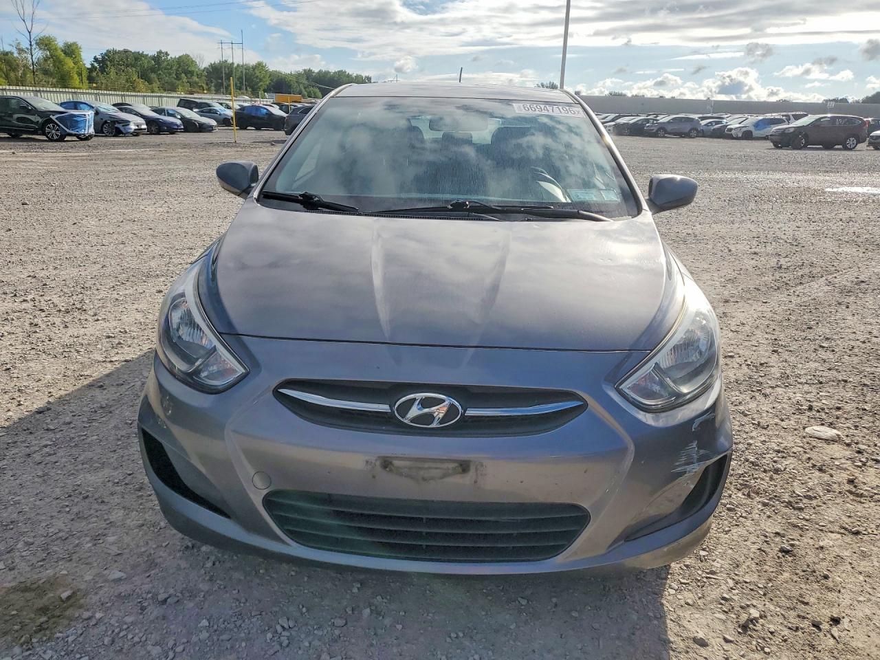 2015 Hyundai Accent Gs Silver vin: KMHCT5AE2FU205005
