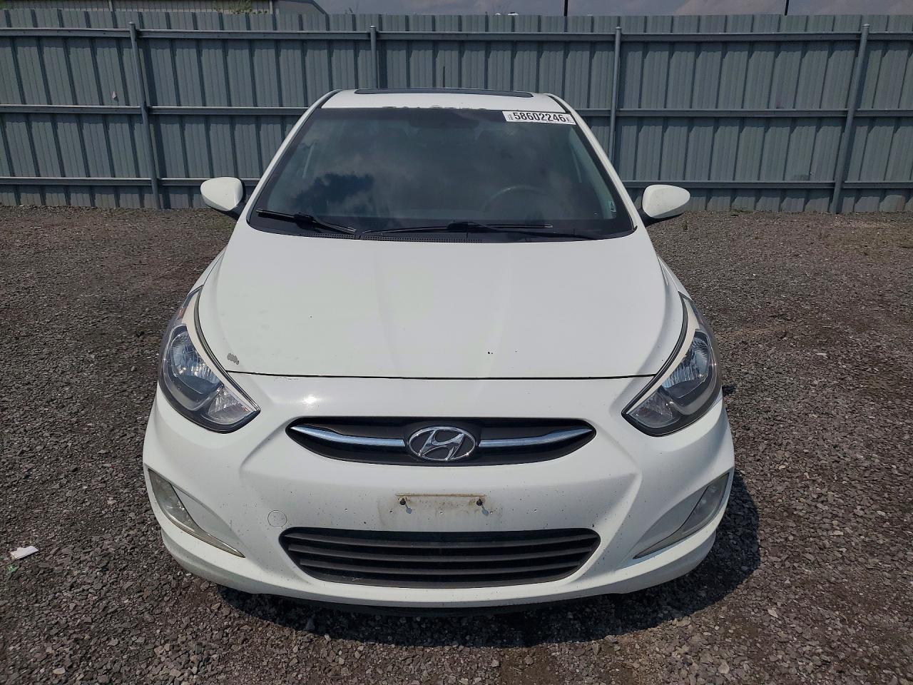 2015 Hyundai Accent Gs White vin: KMHCT5AE2FU212245