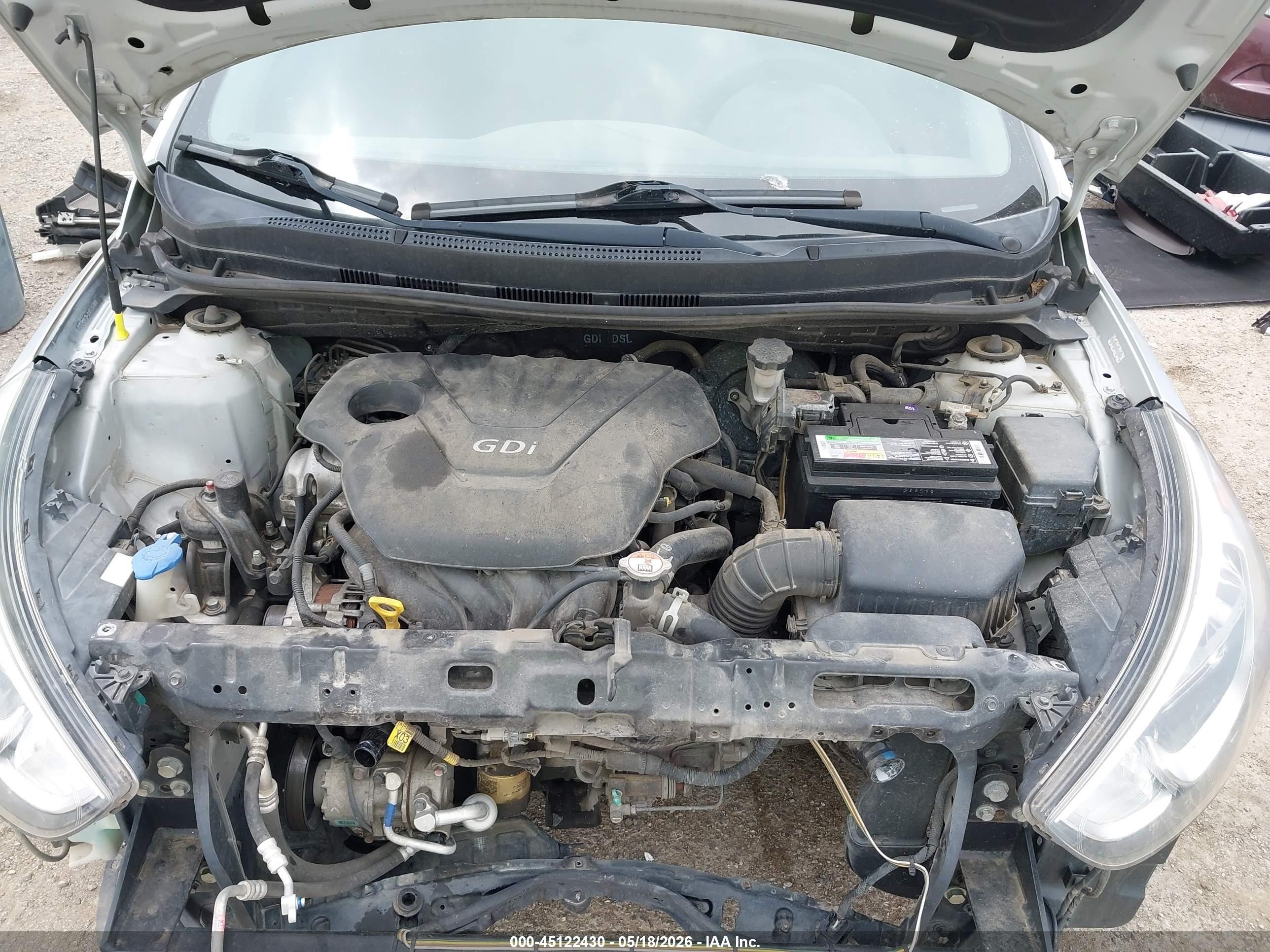 2015 Hyundai Accent Gs Silver vin: KMHCT5AE2FU212584