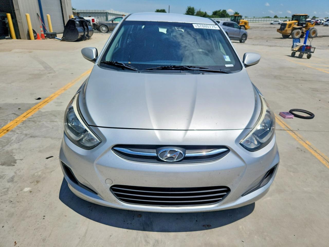 2015 Hyundai Accent Gs Silver vin: KMHCT5AE2FU213346