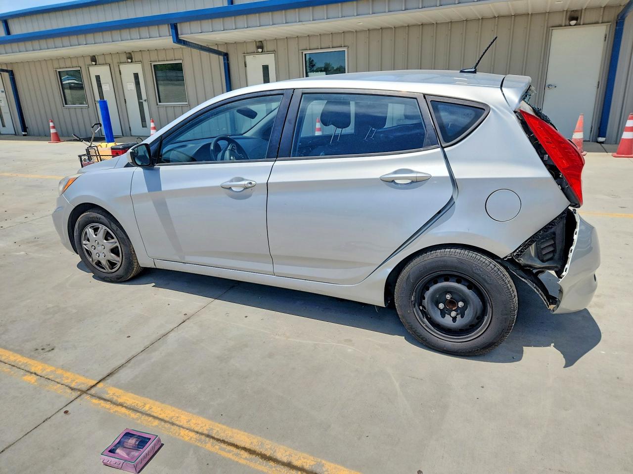 2015 Hyundai Accent Gs Silver vin: KMHCT5AE2FU213346