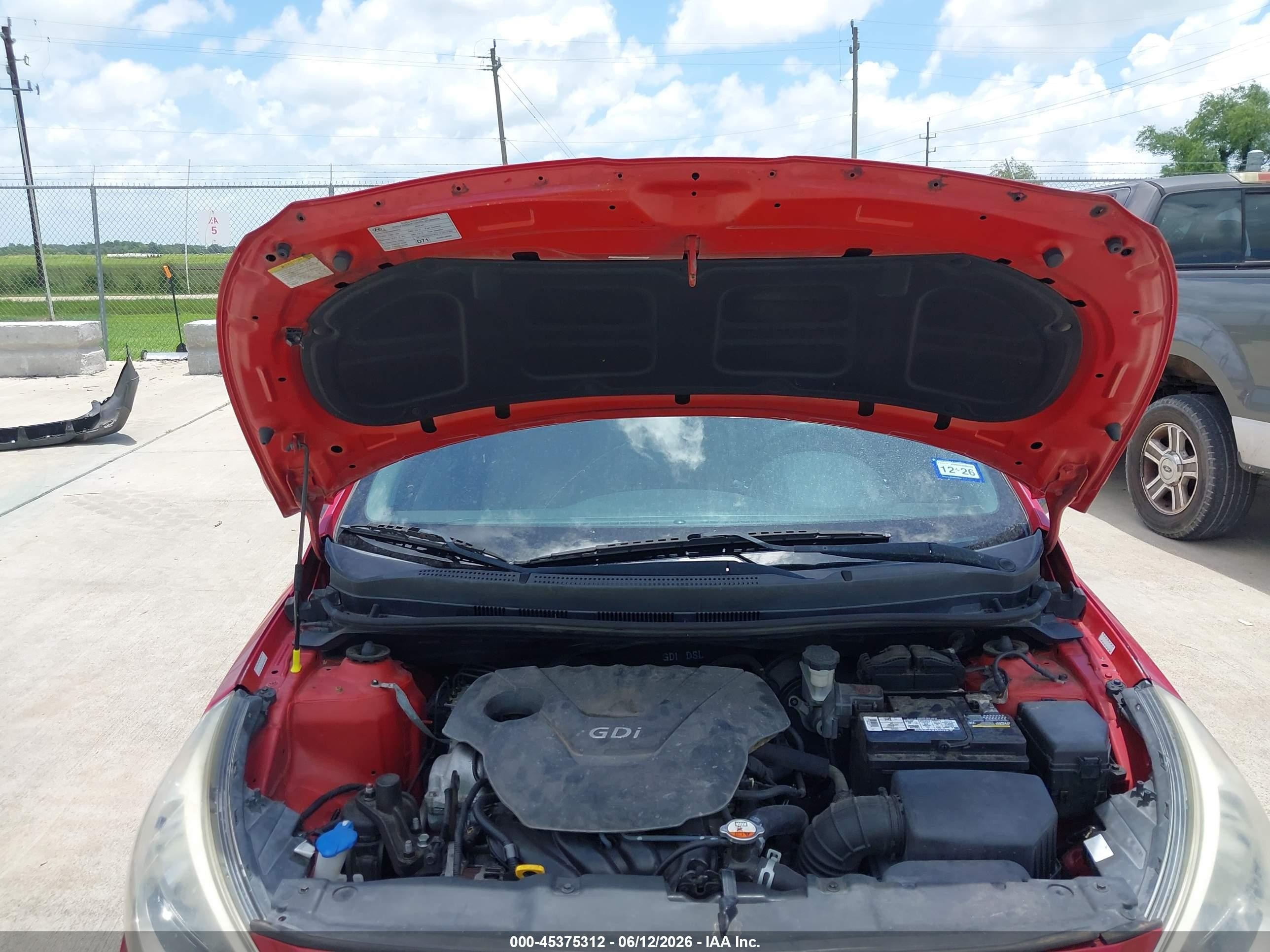 2015 Hyundai Accent Gs Красный vin: KMHCT5AE2FU213654