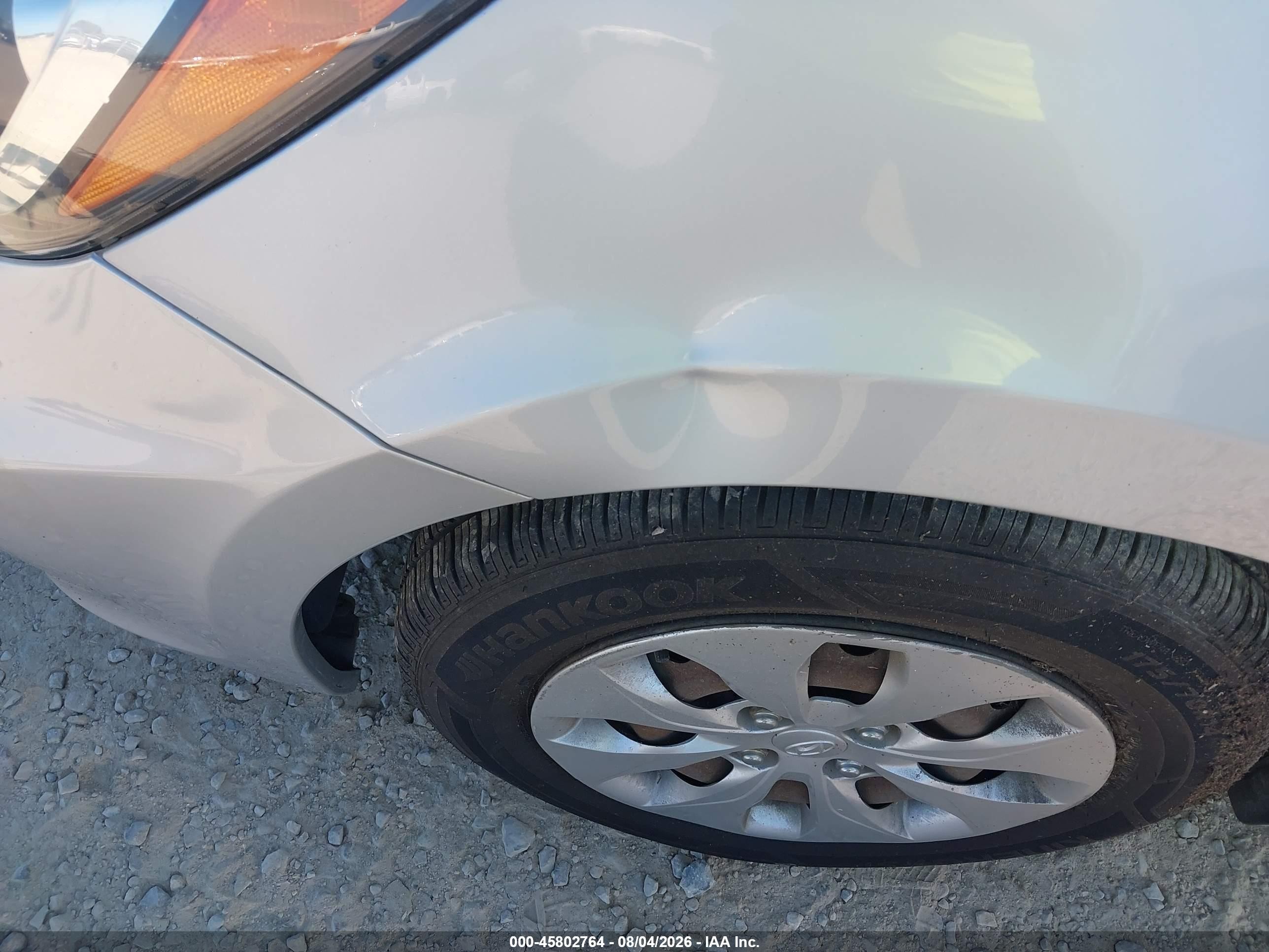 2015 Hyundai Accent Gs Silver vin: KMHCT5AE2FU226954