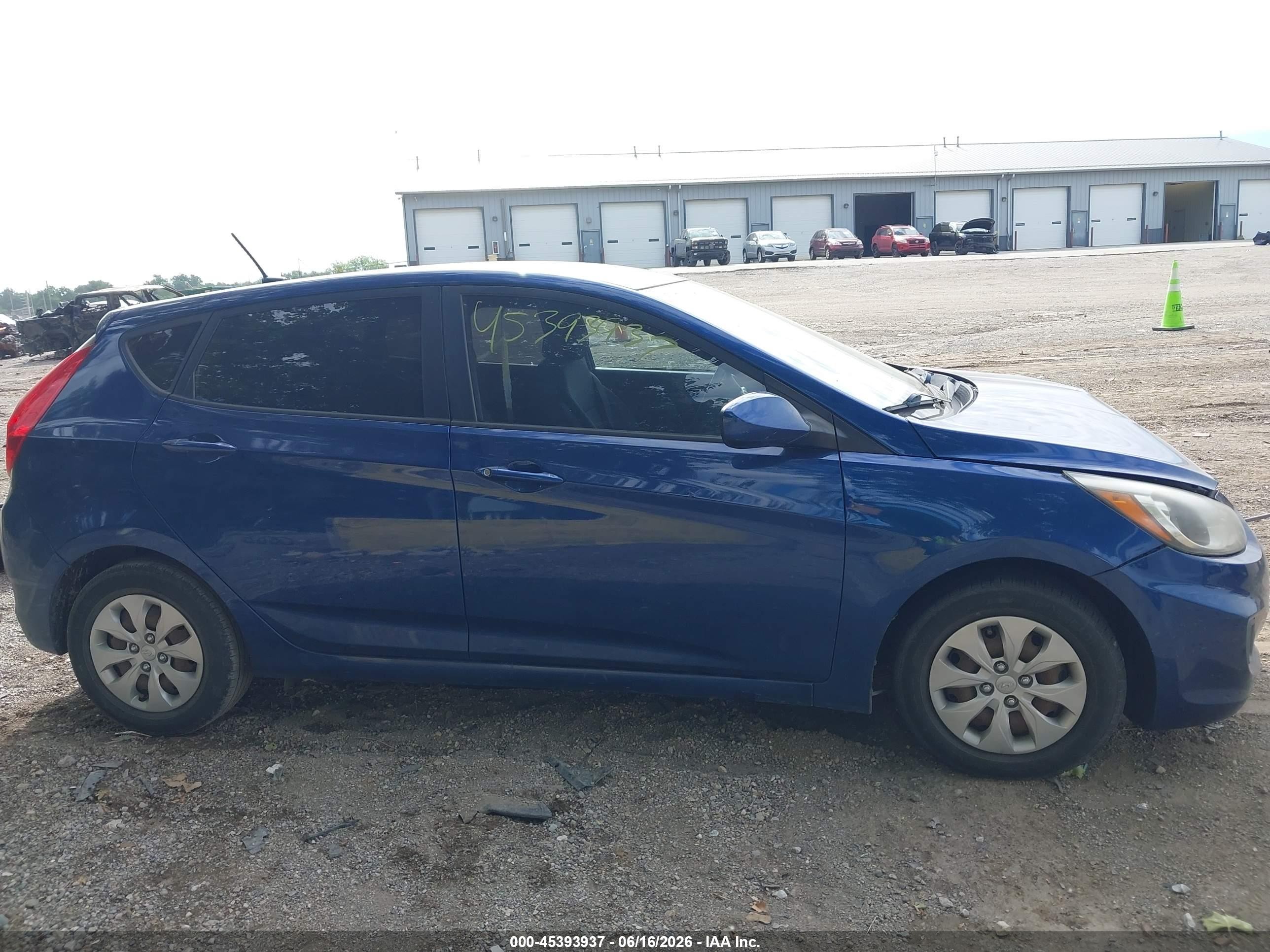 2015 Hyundai Accent Gs Blue vin: KMHCT5AE2FU228378