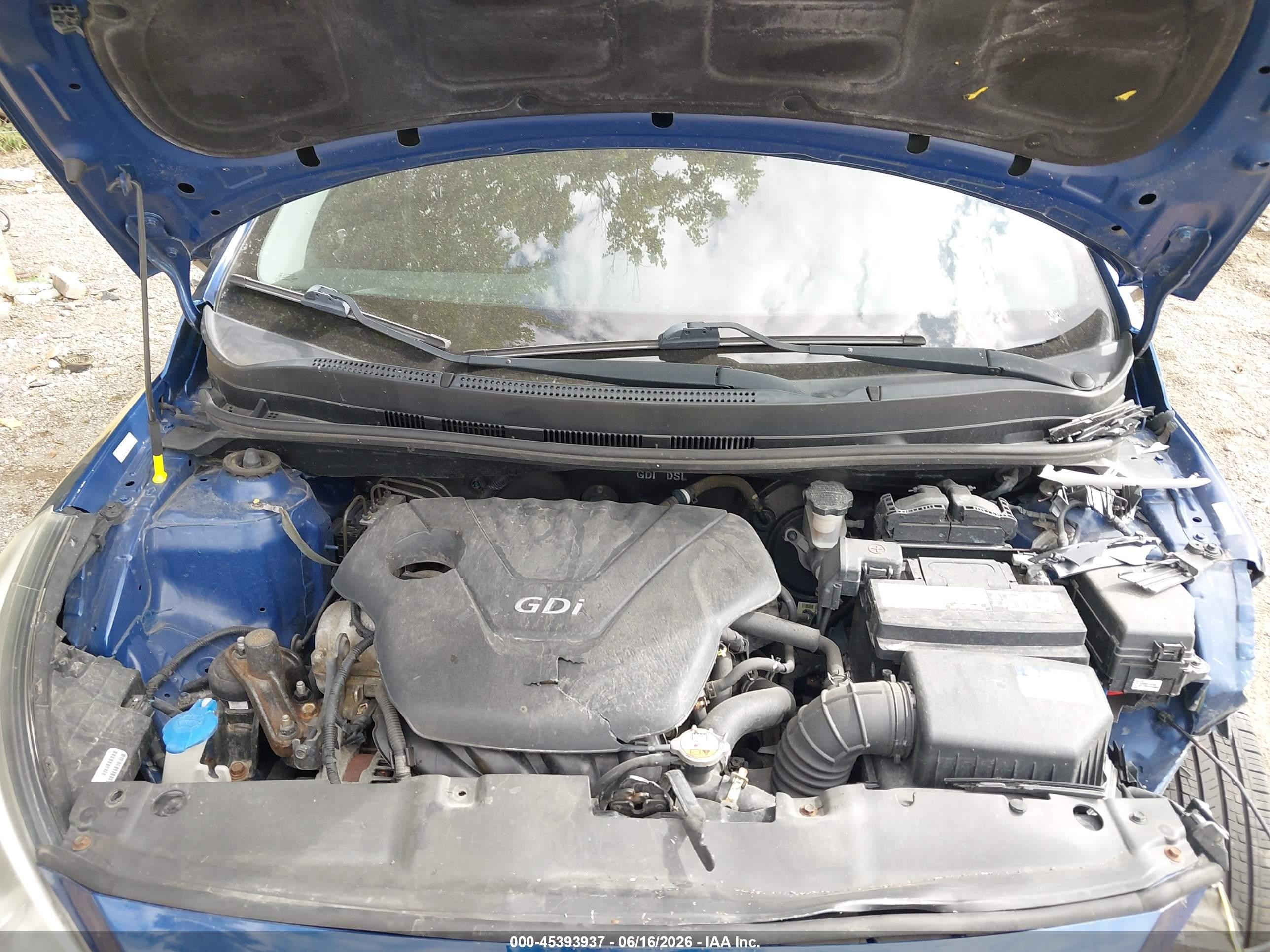 2015 Hyundai Accent Gs Blue vin: KMHCT5AE2FU228378