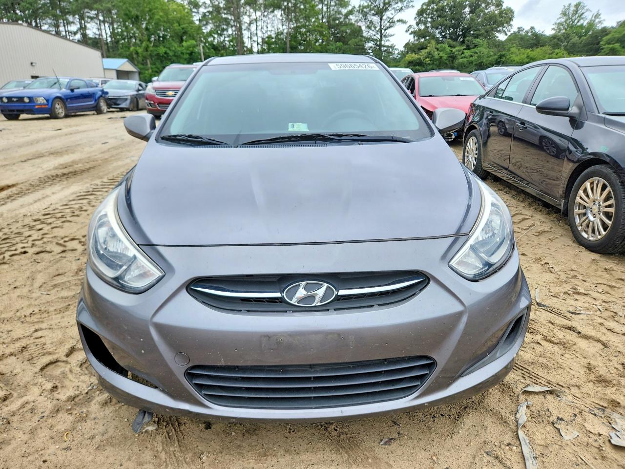 2015 Hyundai Accent Gs Gray vin: KMHCT5AE2FU233452
