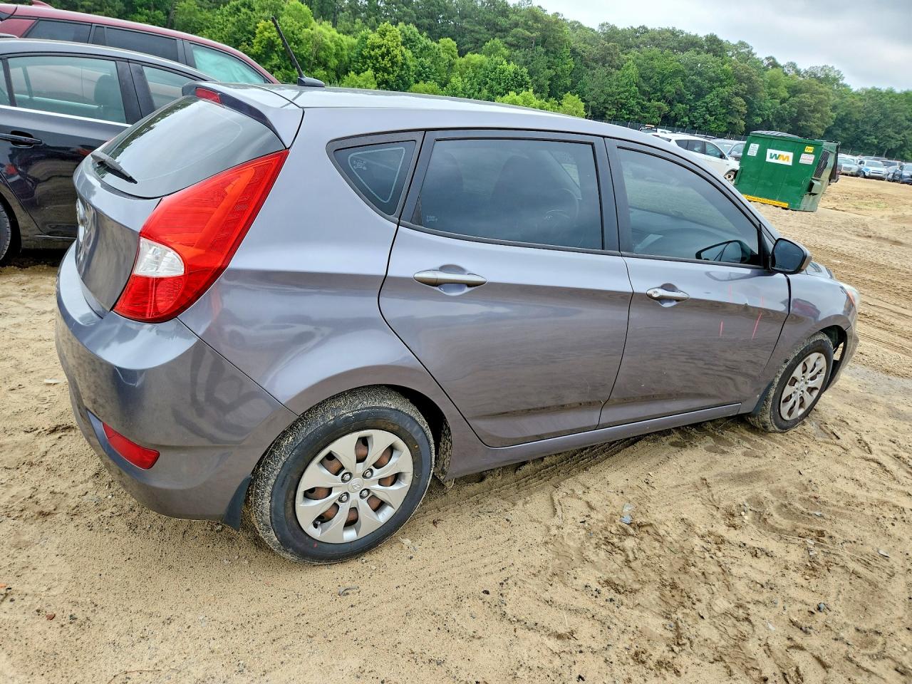 2015 Hyundai Accent Gs Gray vin: KMHCT5AE2FU233452