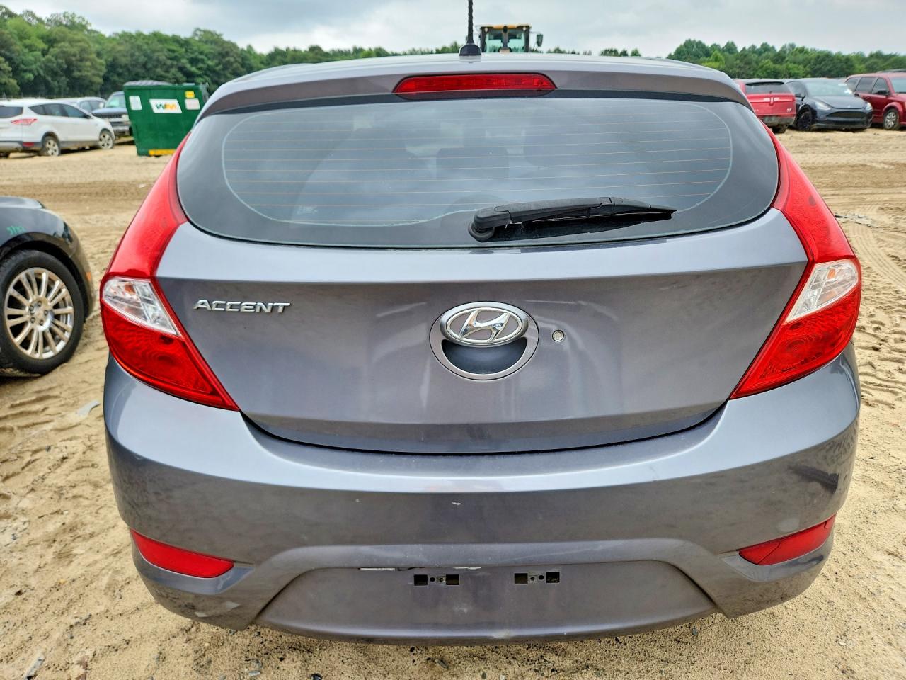 2015 Hyundai Accent Gs Gray vin: KMHCT5AE2FU233452