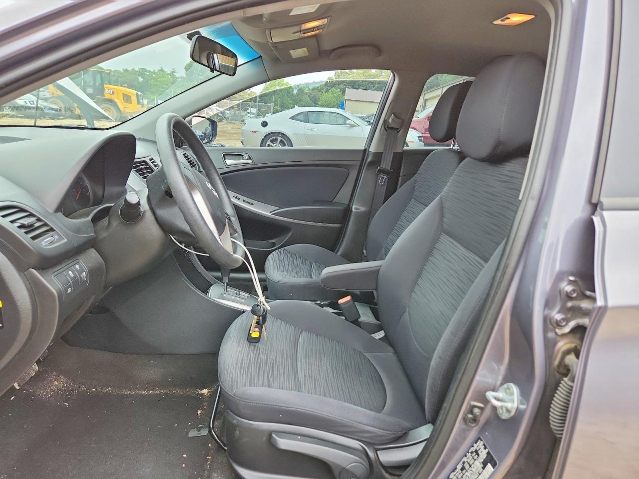 2015 Hyundai Accent Gs Gray vin: KMHCT5AE2FU233452