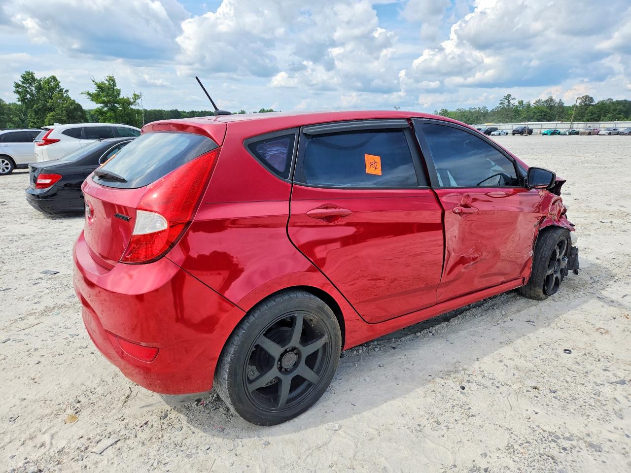 2015 Hyundai Accent Gs Red vin: KMHCT5AE2FU233550