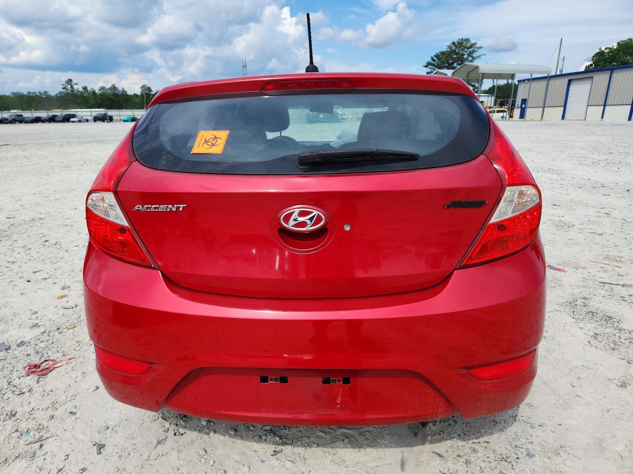 2015 Hyundai Accent Gs Red vin: KMHCT5AE2FU233550