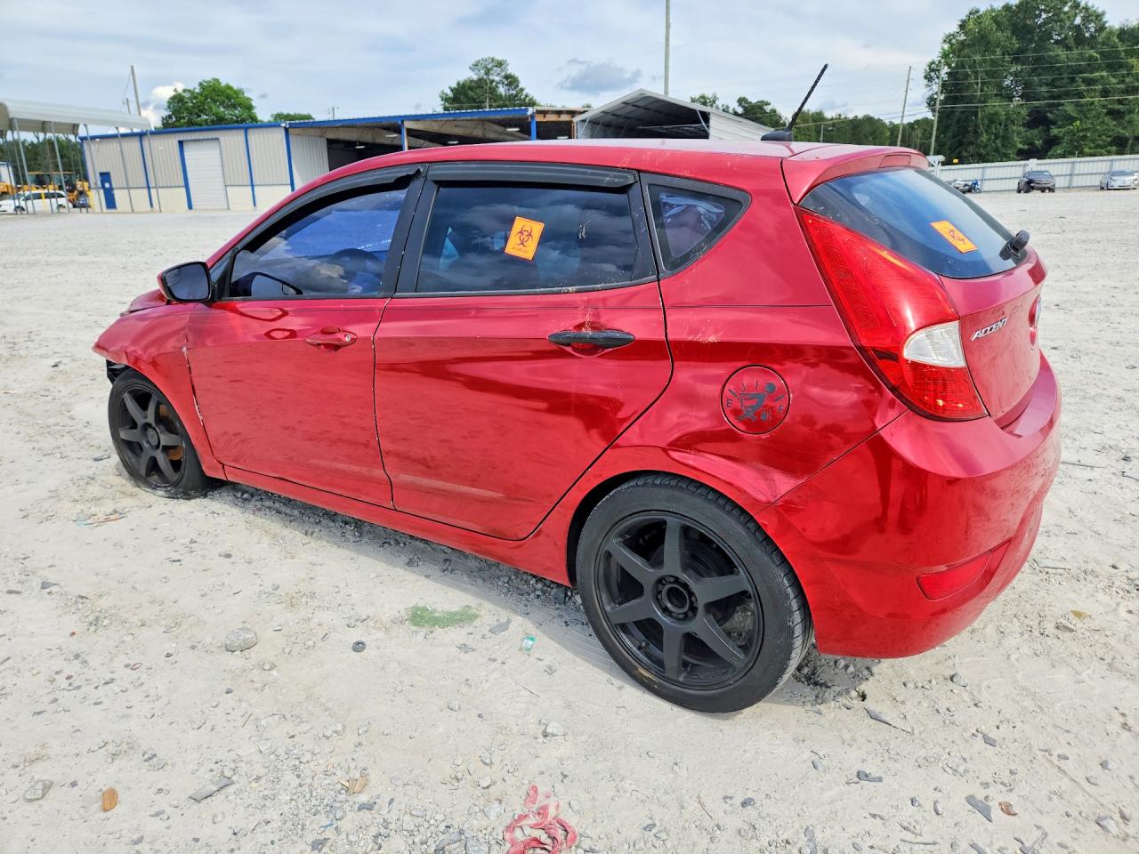 2015 Hyundai Accent Gs Red vin: KMHCT5AE2FU233550