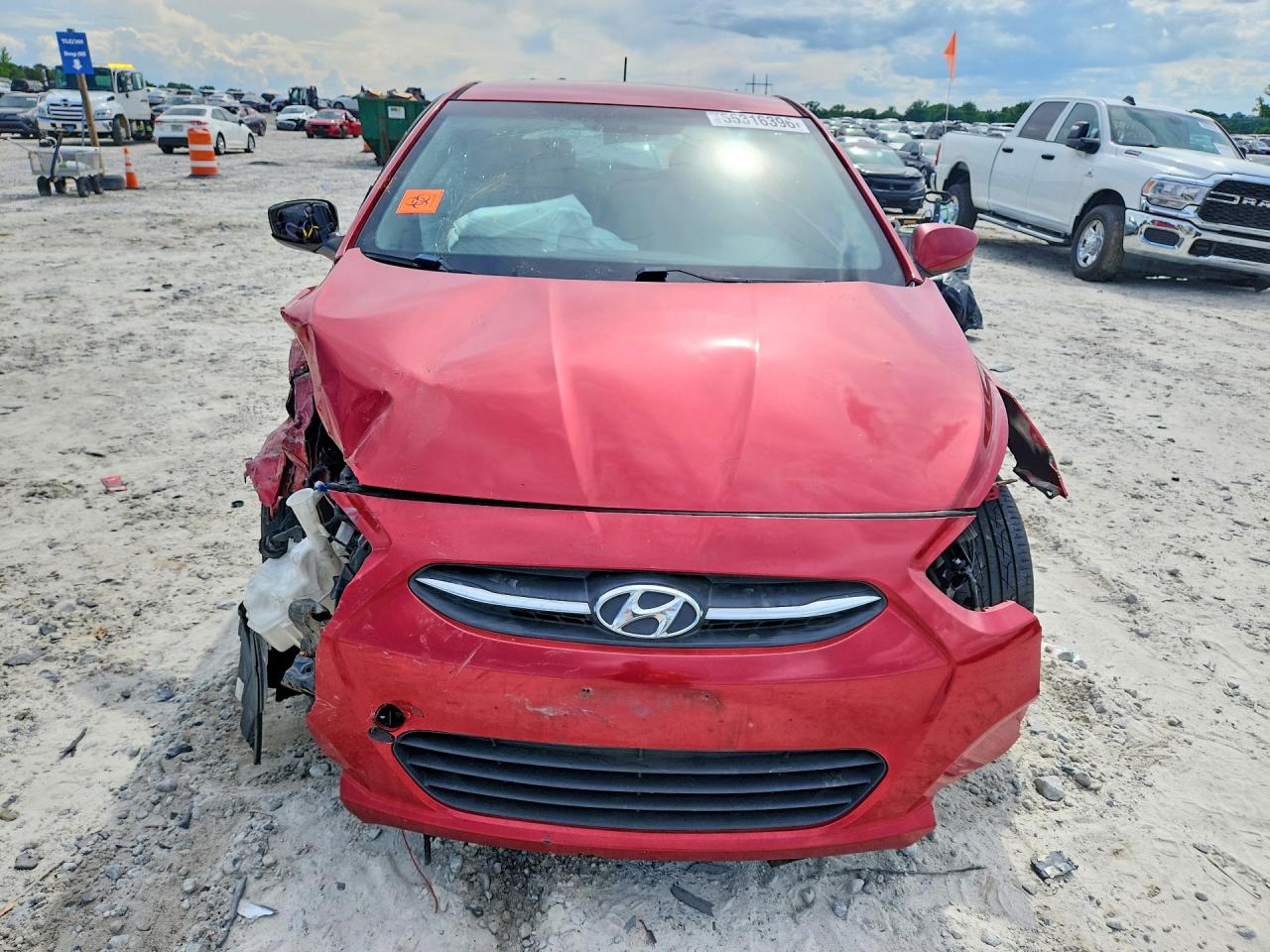 2015 Hyundai Accent Gs Red vin: KMHCT5AE2FU233550