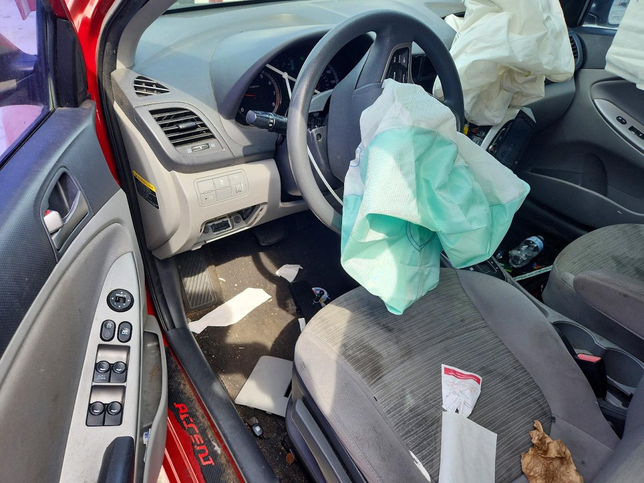 2015 Hyundai Accent Gs Red vin: KMHCT5AE2FU233550