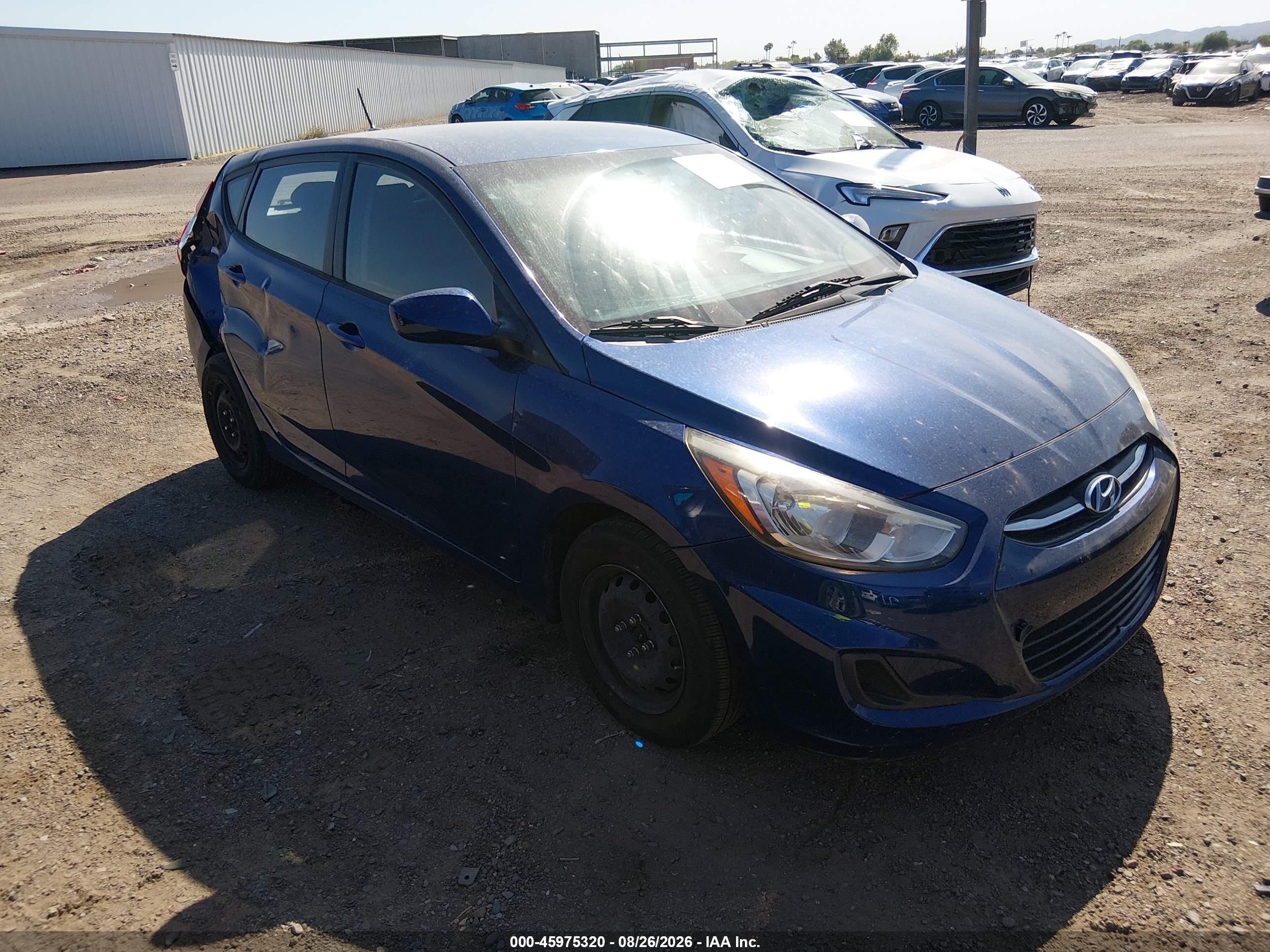 2016 Hyundai Accent Se Blue vin: KMHCT5AE2GU251712