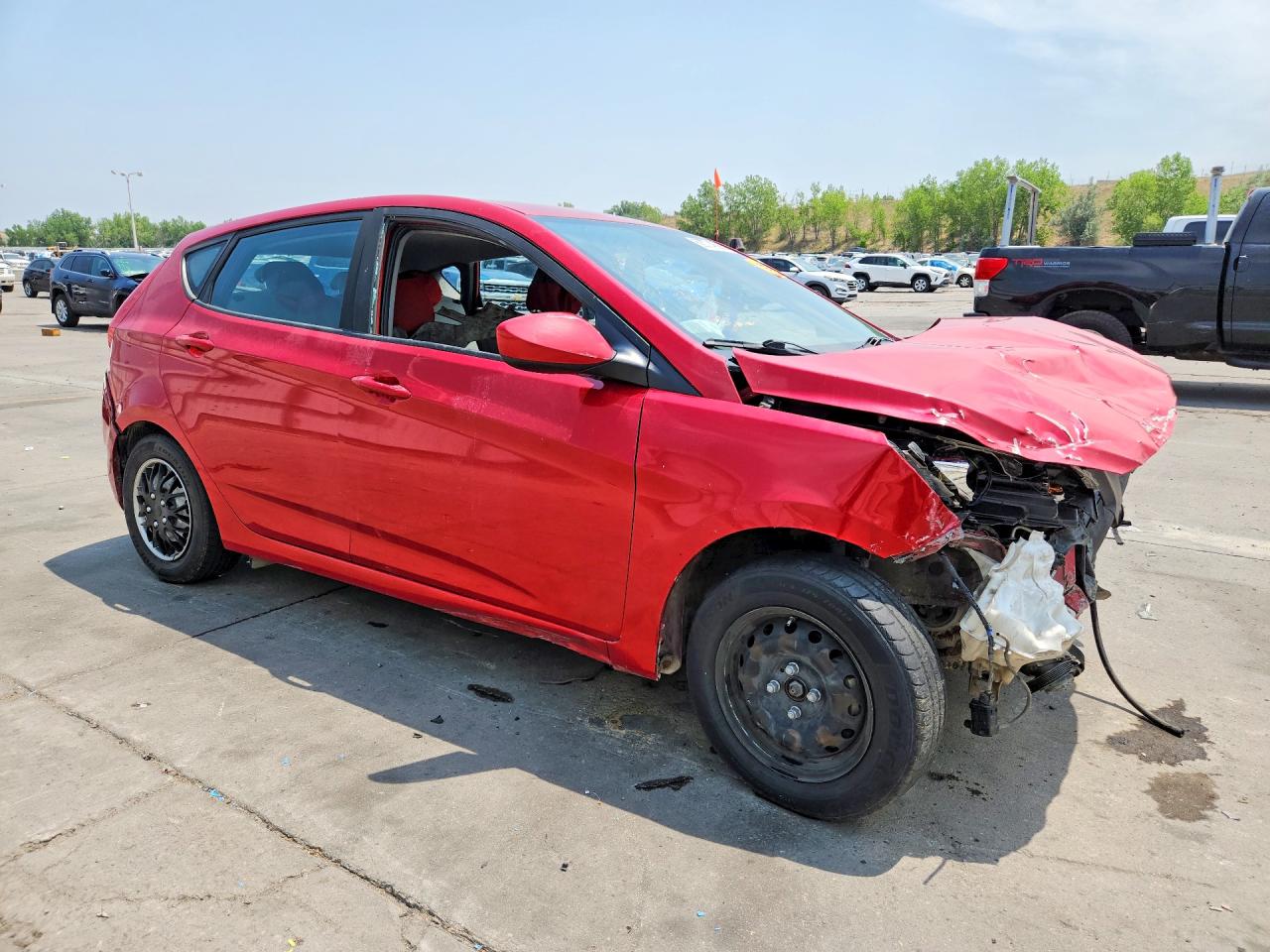 2017 Hyundai Accent Se Red vin: KMHCT5AE2HU344019