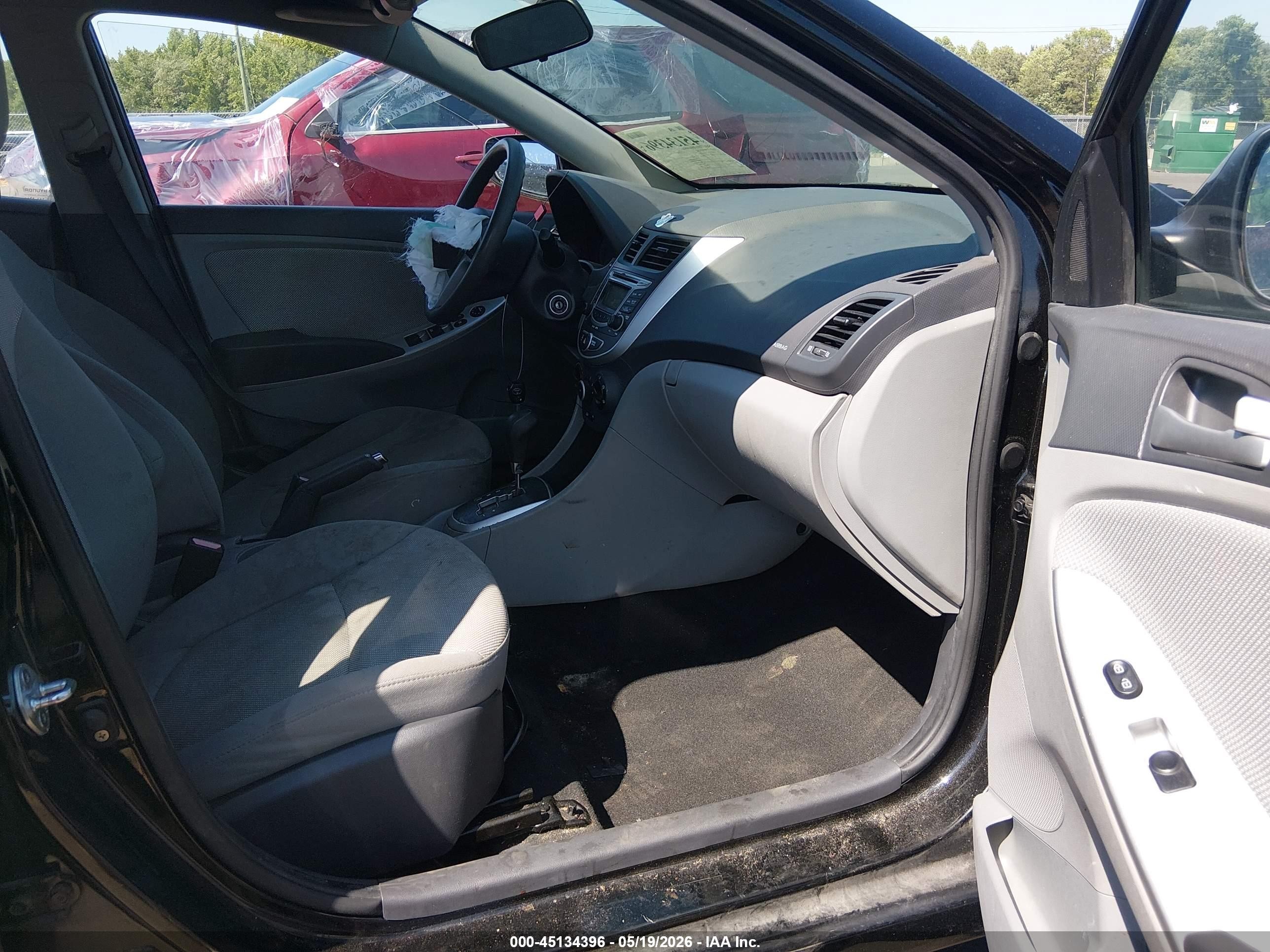 2012 Hyundai Accent Gs Black vin: KMHCT5AE3CU021137