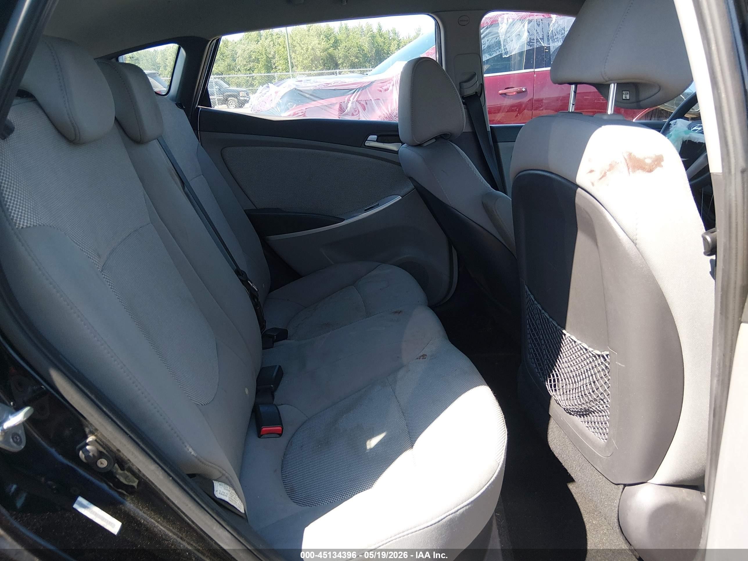 2012 Hyundai Accent Gs Black vin: KMHCT5AE3CU021137