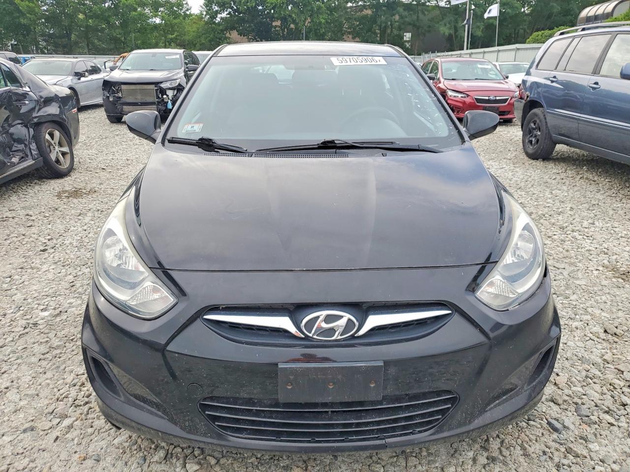 2012 Hyundai Accent Gs Black vin: KMHCT5AE3CU022613