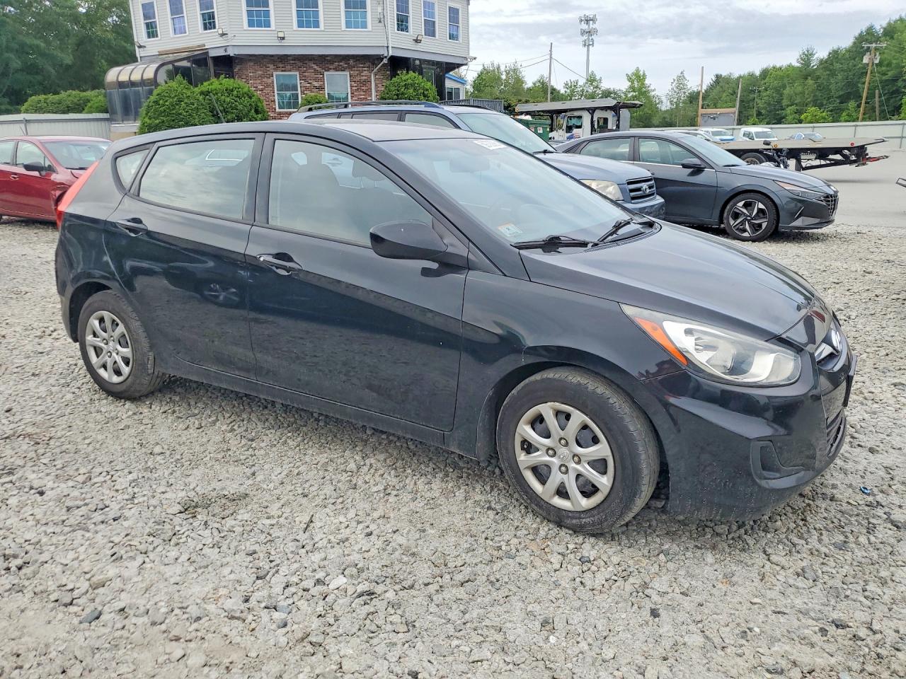 2012 Hyundai Accent Gs Black vin: KMHCT5AE3CU022613