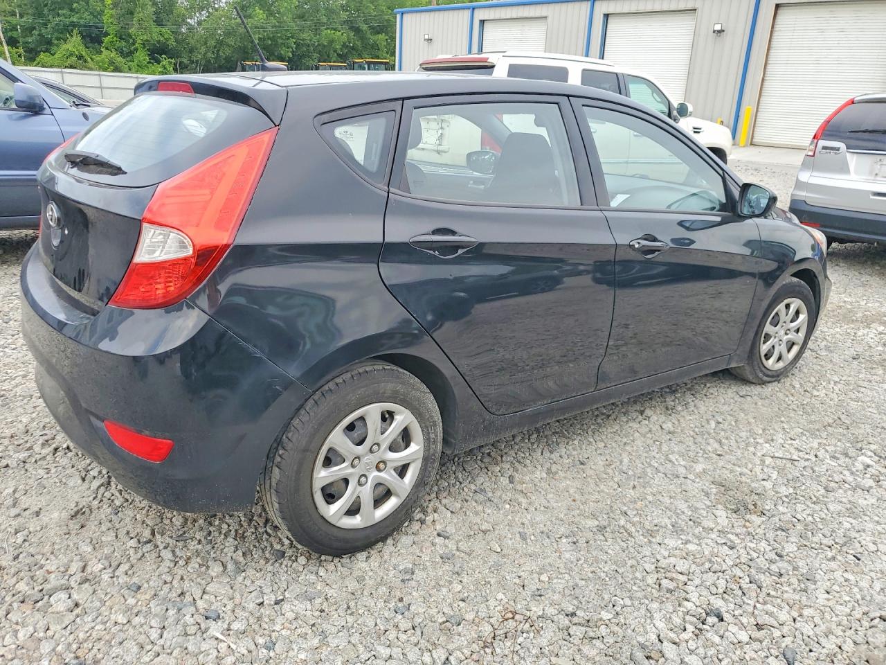 2012 Hyundai Accent Gs Black vin: KMHCT5AE3CU022613