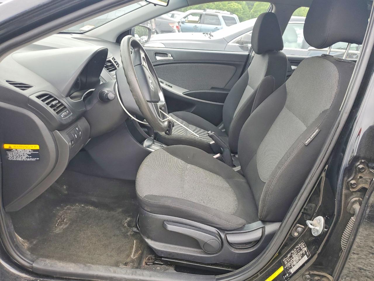 2012 Hyundai Accent Gs Black vin: KMHCT5AE3CU022613