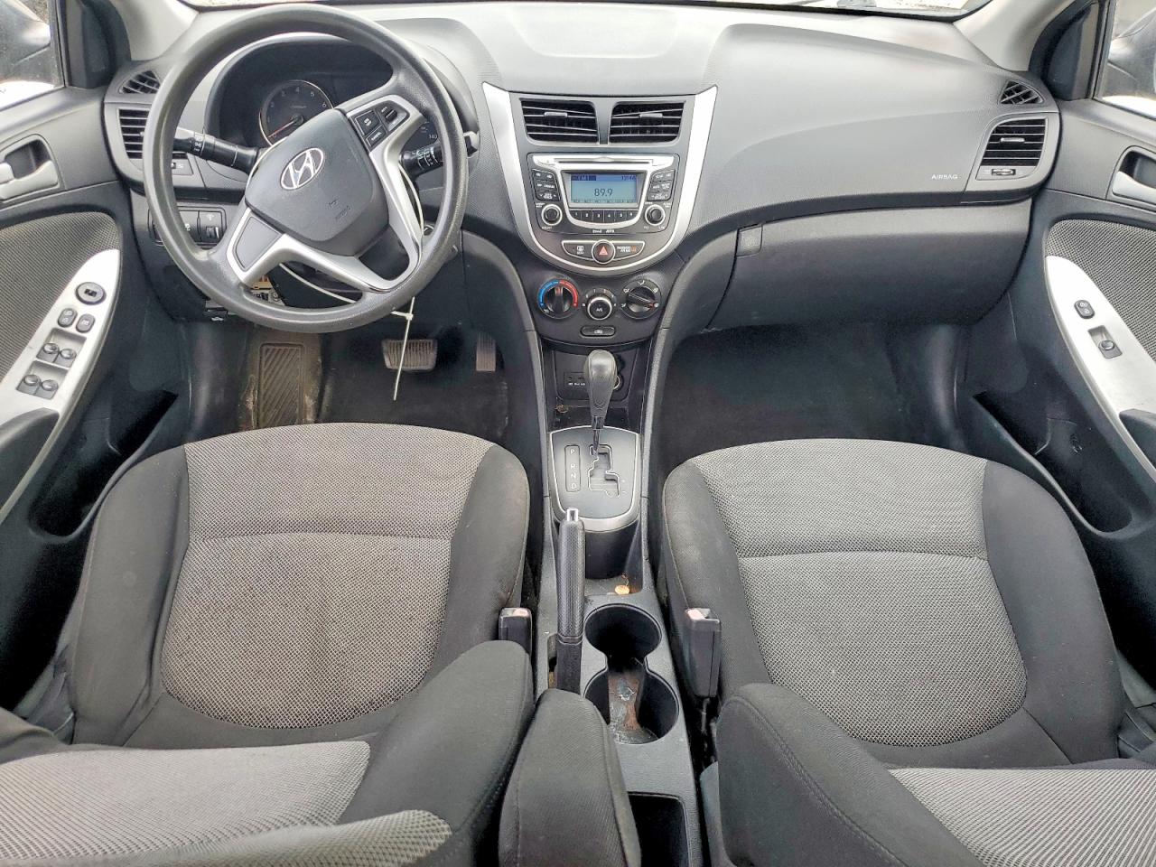 2012 Hyundai Accent Gs Black vin: KMHCT5AE3CU022613