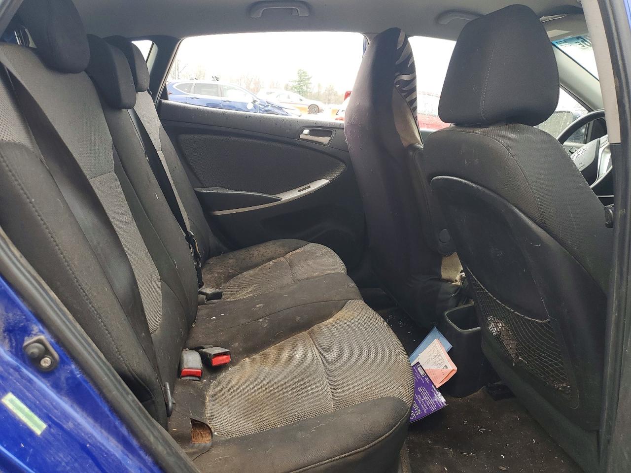 2012 Hyundai Accent Gs Blue vin: KMHCT5AE3CU033904