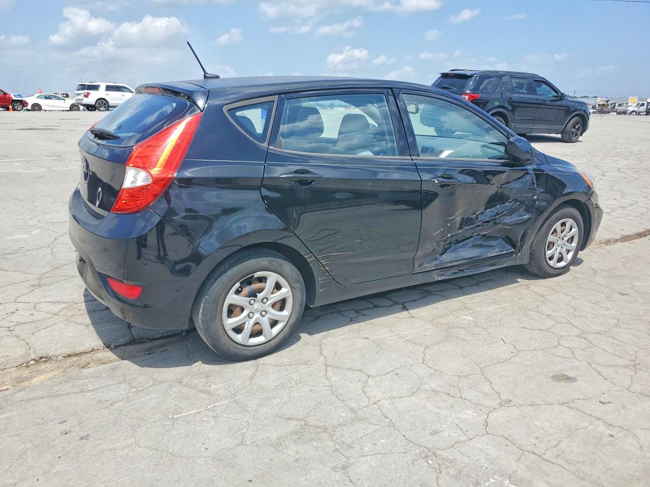 2012 Hyundai Accent Gs Black vin: KMHCT5AE3CU036768