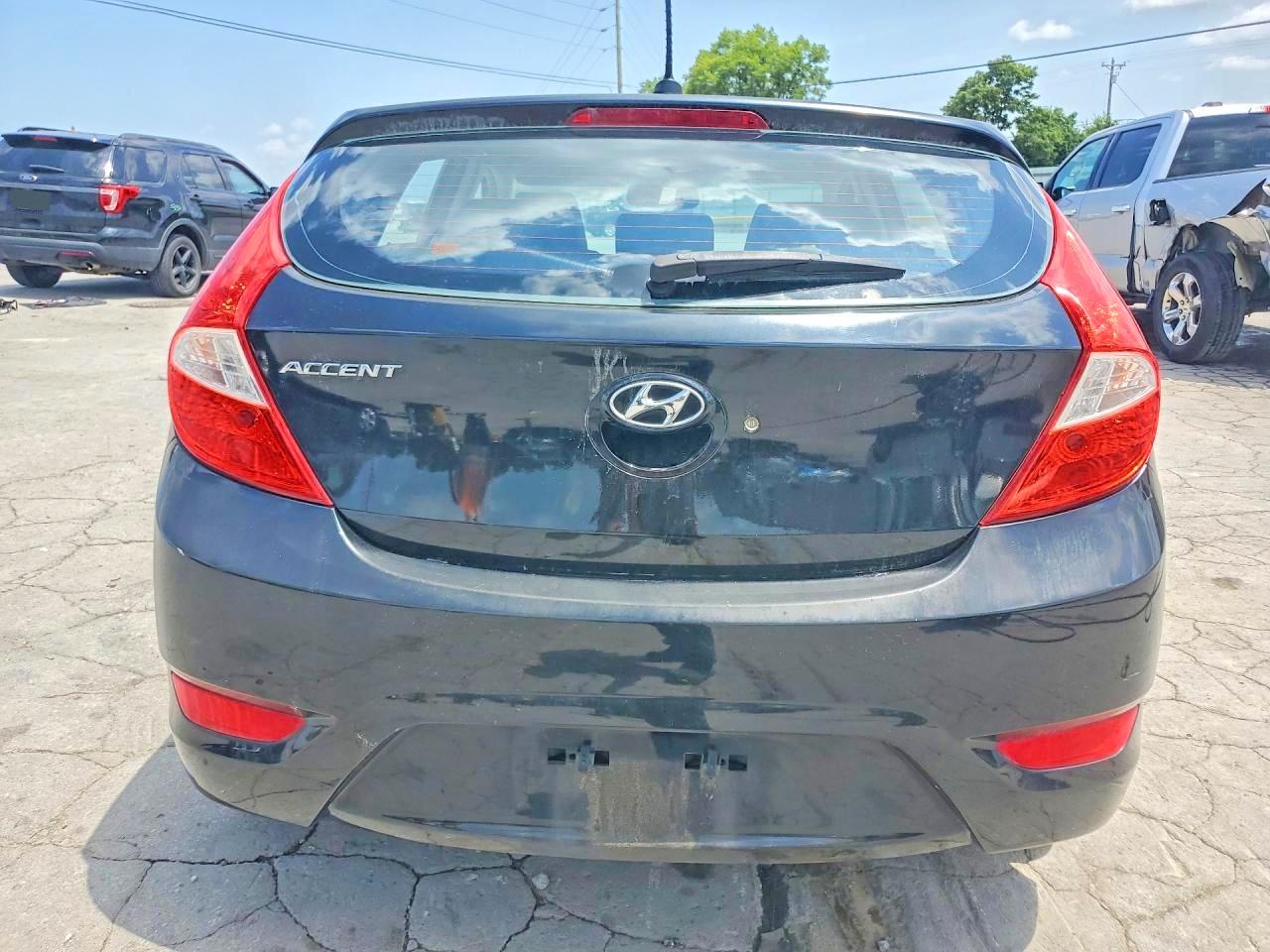 2012 Hyundai Accent Gs Black vin: KMHCT5AE3CU036768