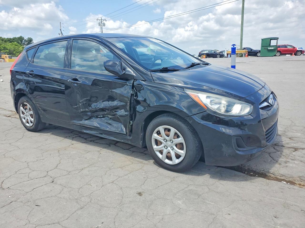 2012 Hyundai Accent Gs Black vin: KMHCT5AE3CU036768