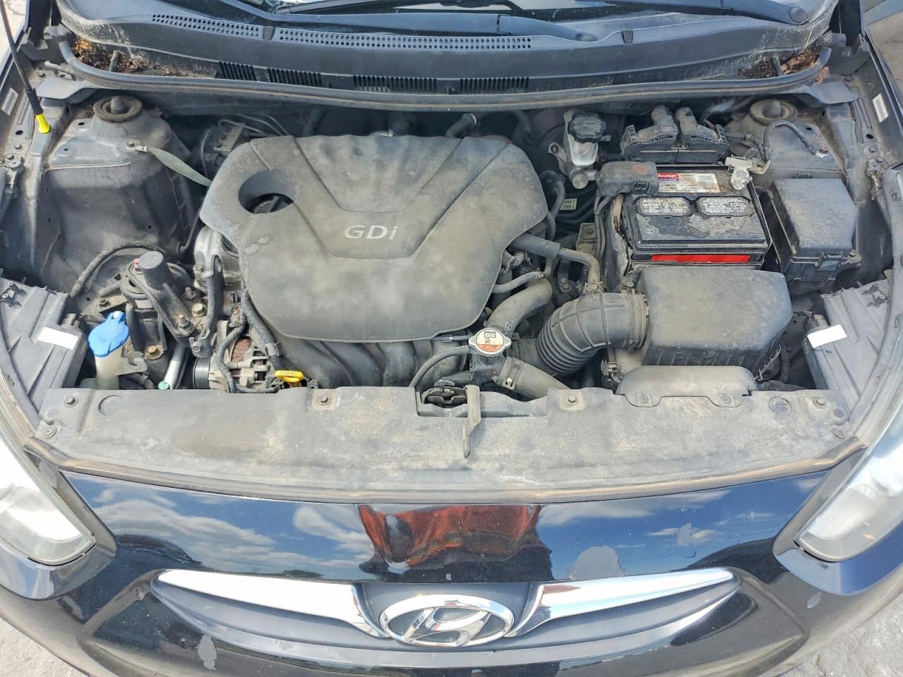 2012 Hyundai Accent Gs Black vin: KMHCT5AE3CU036768
