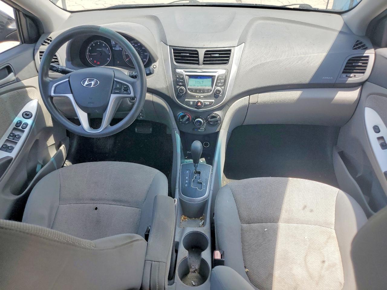 2012 Hyundai Accent Gs Black vin: KMHCT5AE3CU036768